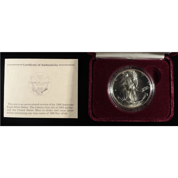 1990 AMERICAN SILVER EAGLE