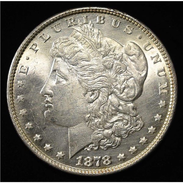 1878 7TF REV 79 MORGAN DOLLAR CH BU