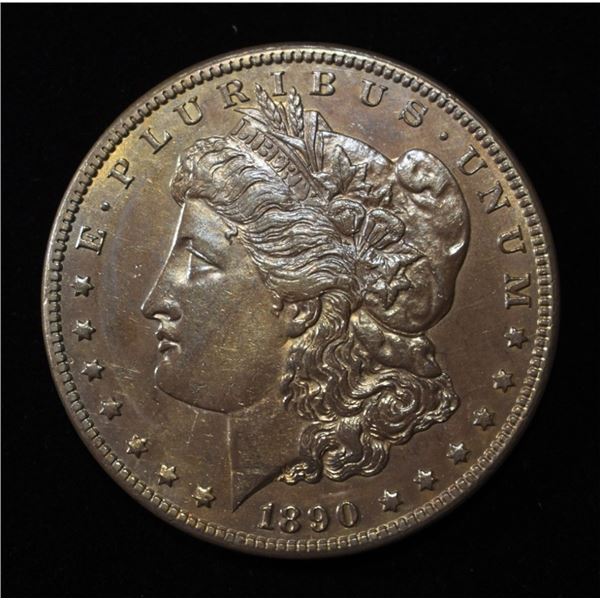 1890-CC MORGAN DOLLAR AU/BU