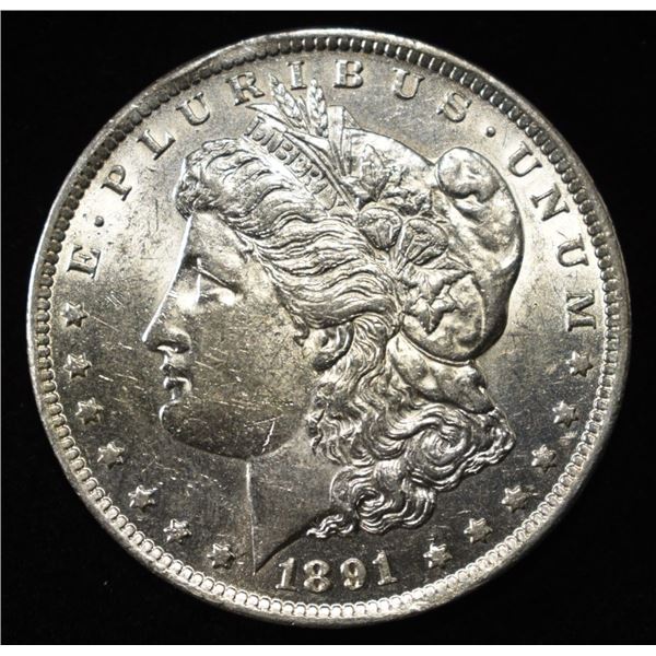 1891-CC MORGAN DOLLAR BU
