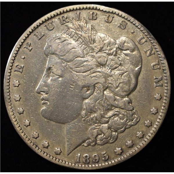 1895-O MORGAN DOLLAR VF/XF