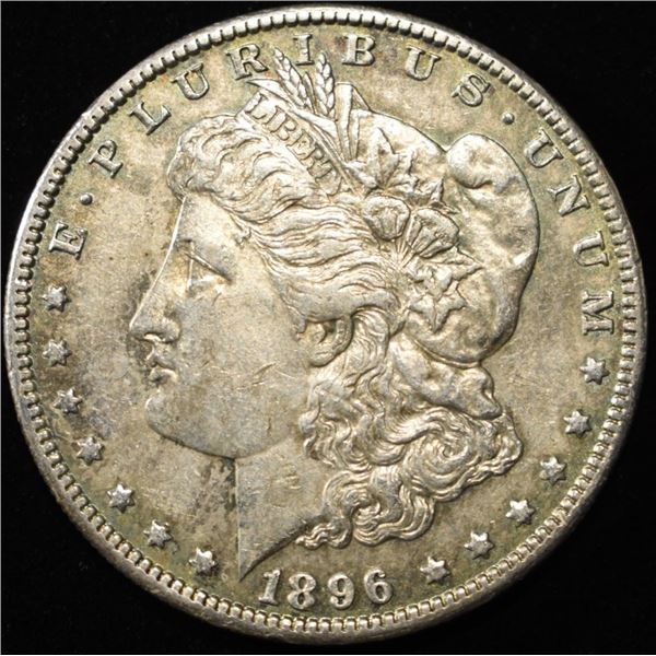 1896-O MORGAN DOLLAR AU/BU