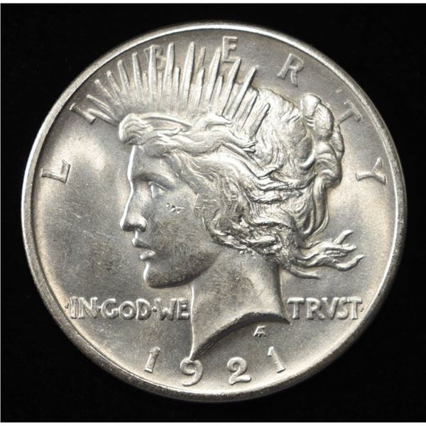 1921 PEACE DOLLAR CH BU