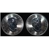 Image 2 : (2) 2018 POLAR BEAR .5 OZ .999 SILVER ROUNDS