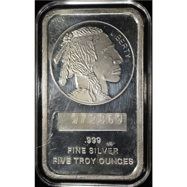 5 OZ .999 SILVER BAR