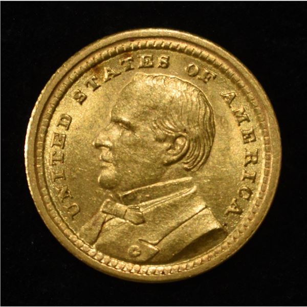 1903 $1 GOLD COMMEM MCKINLEY GEM BU