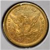Image 2 : 1861 $2.50 LIBERTY GOLD NICE BU