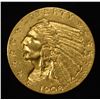 Image 1 : 1908 $2.5 INDIAN GOLD CH BU