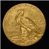 Image 2 : 1908 $2.5 INDIAN GOLD CH BU