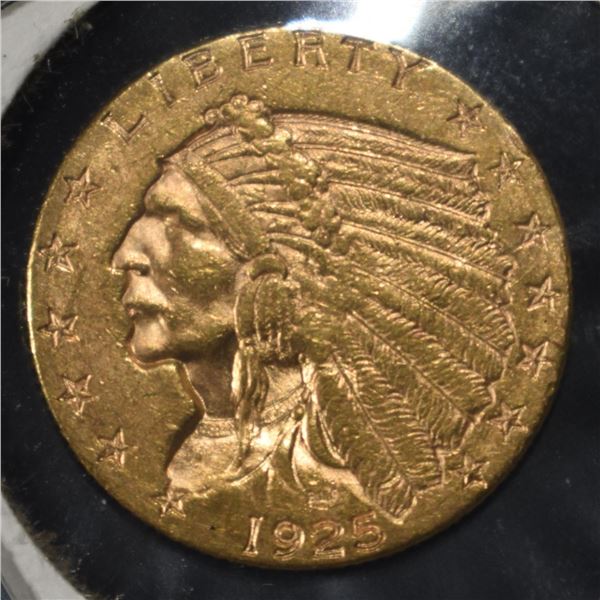 1925-D $2.50 INDIAN GOLD CH BU