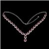Image 2 : Natural Pigeon Blood Red Ruby Necklace