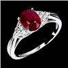 Image 2 : Natural Pigeon Blood Red Ruby Ring