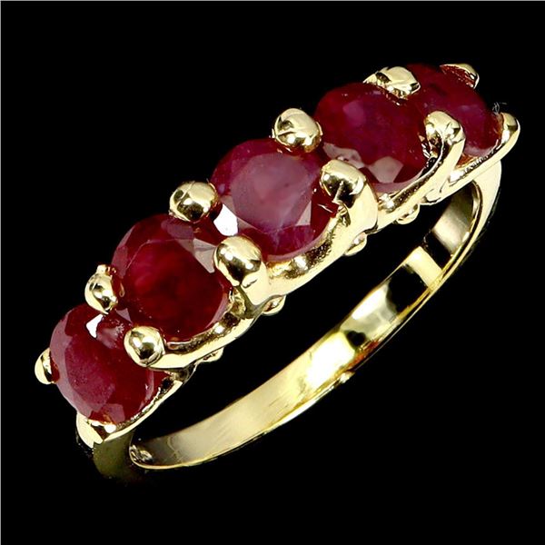 Natural Pigeon Blood Red Ruby Ring