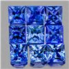 Image 1 : Natural Ceylon Blue Sapphire 9 Pcs [Flawless-VVS]