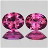Image 1 : Natural Pinkish/Red Sapphire Pair {Flawless-VVS}