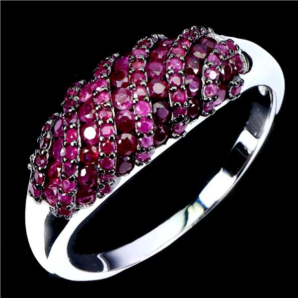 Natural Burma Red Ruby Ring