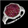 Image 2 : Natural Burma Red Ruby Ring