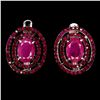 Image 1 : Natural Red Ruby Earrings