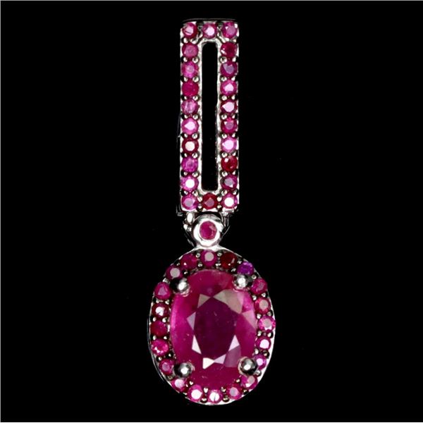 Natural Red Ruby Pendant