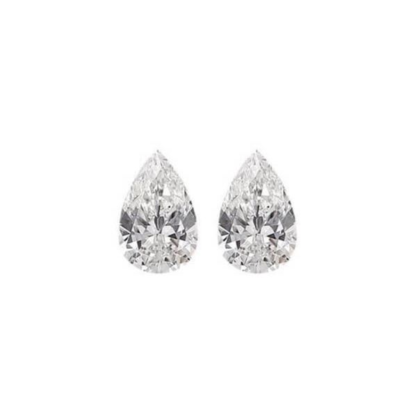 Lab Pear Shape Diamond Pair 4.00 Cts - E/VVS
