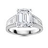 Image 1 : Gold & Lab Octagon Diamond 5.50 Cts Ring - E/VVS
