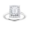 Image 1 : Gold & Brilliant White Diamond 2.50 Cts Ring - E/VVS