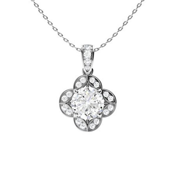 Gold & White Diamonds 2.50 Cts Necklace - E/VVS