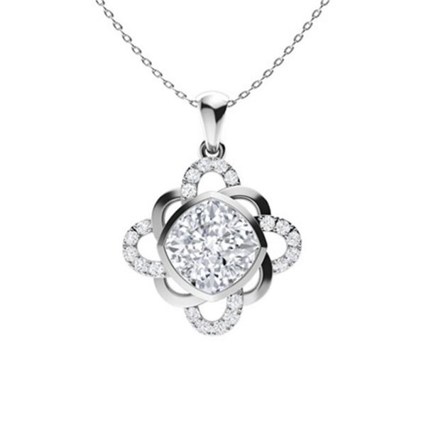 Gold & White Diamonds 2.50 Cts Necklace - E/VVS