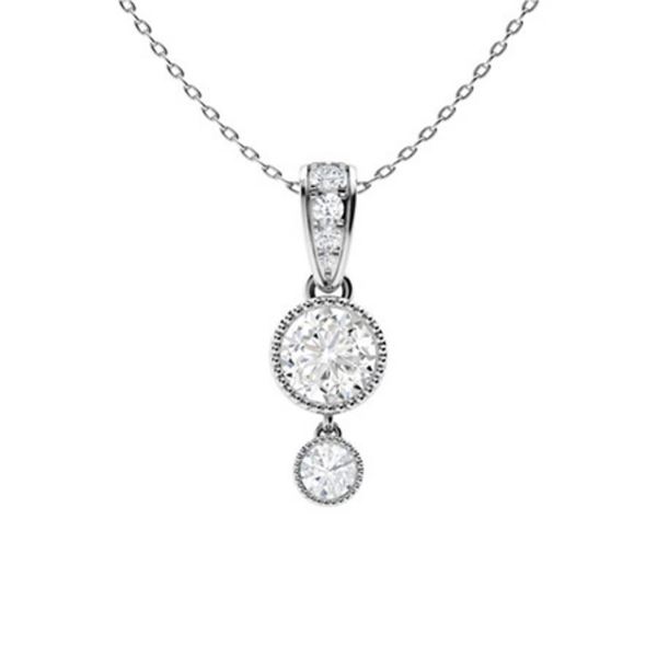 Gold & White Diamonds 2.50 Cts Necklace - E/VVS