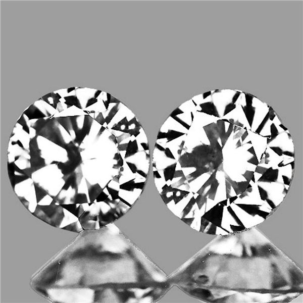 White Diamond Pair 2.50 Cts E/VVS - IGI Cerified