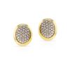 Image 1 : 18k Gold & White Diamonds EarRings