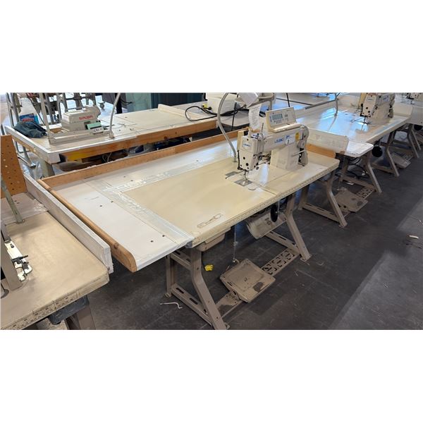 JUKI DLN-5410N-7 HIGH-SPEED, 1-NEEDLE, NEEDLE-FEED, LOCKSTITCH INDUSTRIAL SEWING STATION