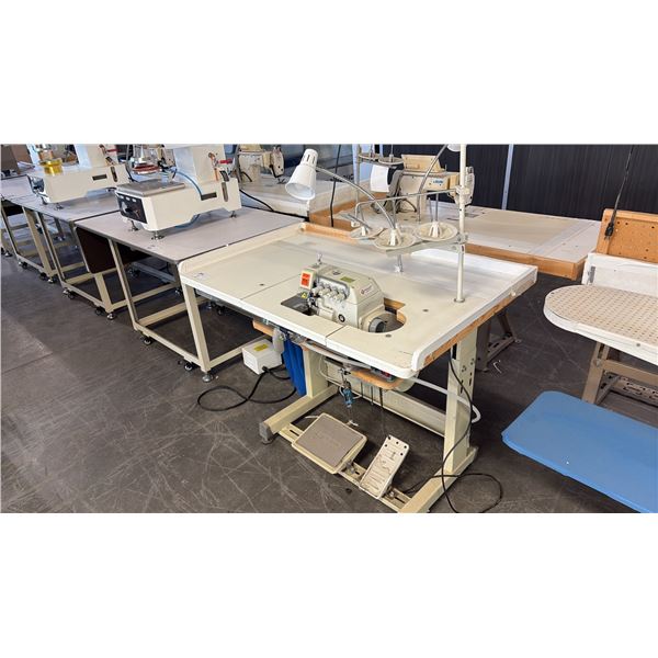 SIRUBA 757K-516M2-35 HIGH-SPEED, 2-NEEDLE, 5-THREAD INDUSTRIAL OVERLOCK STATION