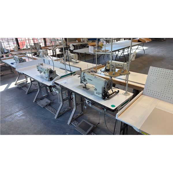 BROTHER LS2-B837 HEAVY-DUTY, THICK MATERIALS INDUSTRIAL SEWING STATION