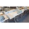 Image 3 : BROTHER DB2-B722-405 INDUSTRIAL, SINGLE-NEEDLE LOCKSTITCH SEWING STATION WITH NEEDLE FEED TRANSPORT