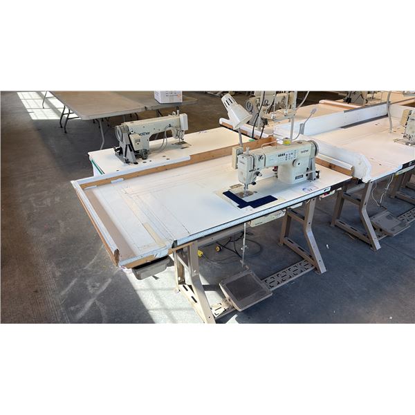BROTHER DB2-B722-403 HIGH-SPEED, 1-NEEDLE, LOCKSTITCH INDUSTRIAL SEWING STATION