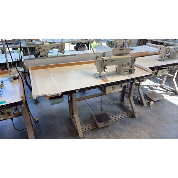 BROTHER DB2-B791-415B HIGH-SPEED, INDUSTRIAL STRAIGHT-STITCH NEEDLE FEED MEDIUM-WEIGHT FABRICS