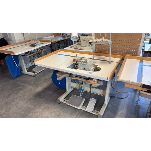 SIRUBA 757K-516M2-35 HIGH-SPEED, 2-NEEDLE, 5-THREAD INDUSTRIAL OVERLOCK STATION