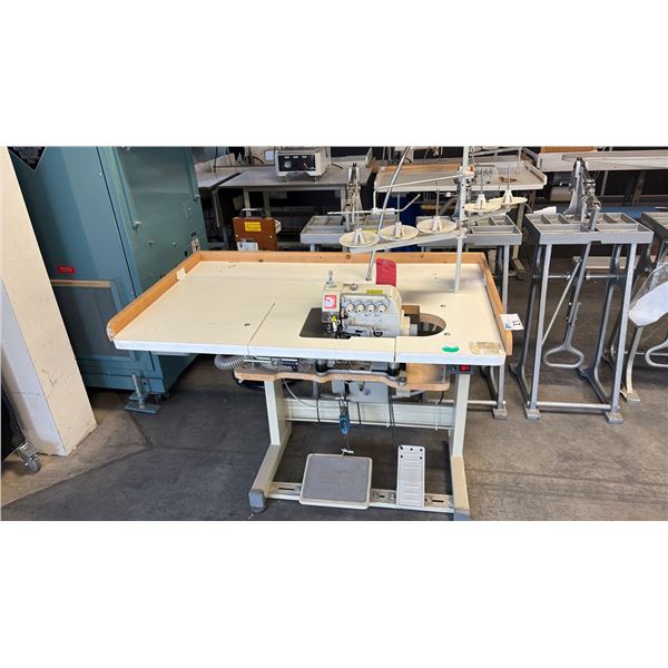 SIRUBA 757K-516M2-35 HIGH-SPEED, 2-NEEDLE, 5-THREAD INDUSTRIAL OVERLOCK STATION