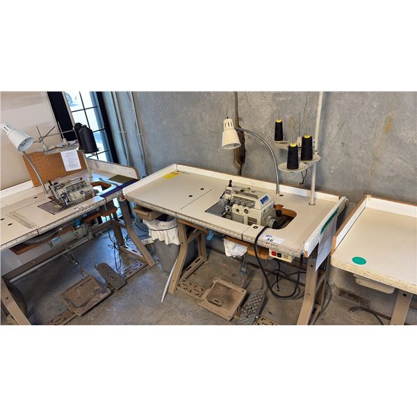 PEGASUS EX5214-M03C3 HIGH-SPEED, 2-NEEDLE, 4-THREAD INDUSTRIAL OVERLOCK SEWING STATION