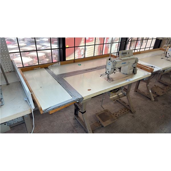 JUKI DLN-5410N-7 HIGH-SPEED, 1-NEEDLE, NEEDLE-FEED, LOCKSTITCH INDUSTRIAL SEWING STATION