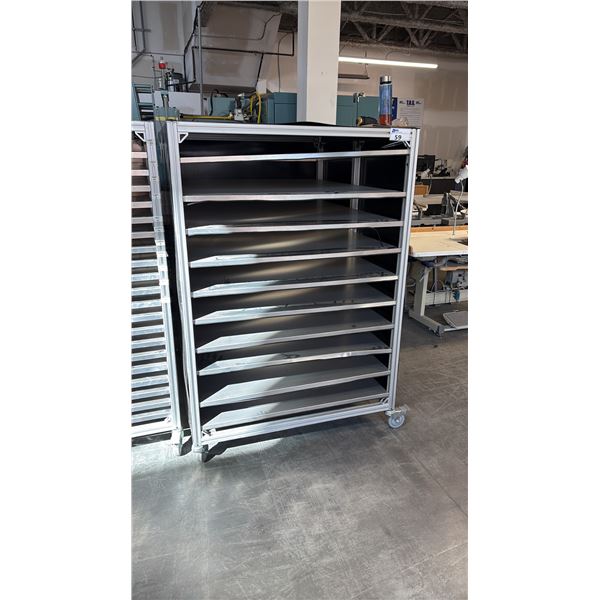 SCREEN PRINTING MOBILE DRYING RACK D48" X W43" X H62"