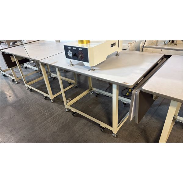 DROP-LEAF SEWING CRAFT TABLE D44" X W60" X H32"