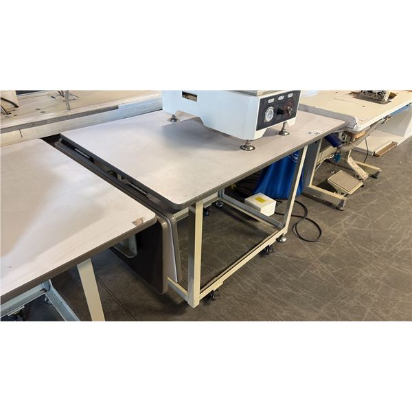 DROP-LEAF SEWING CRAFT TABLE D44" X W60" X H32"
