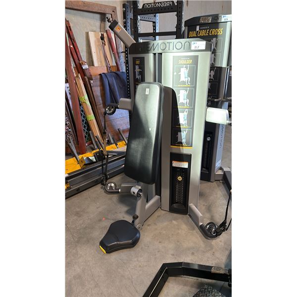 FREEMOTION GENESIS DS CHEST/SHOULDER COMMERCIAL-GRADE, DUAL-PURPOSE STRENGTH TRAINING STATION