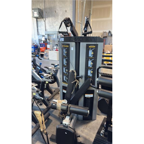 FREEMOTION GENESIS DS LAT PULLDOWN/HIGH ROW COMMERCIAL-GRADE, DUAL-PURPOSE CABLE MACHINE