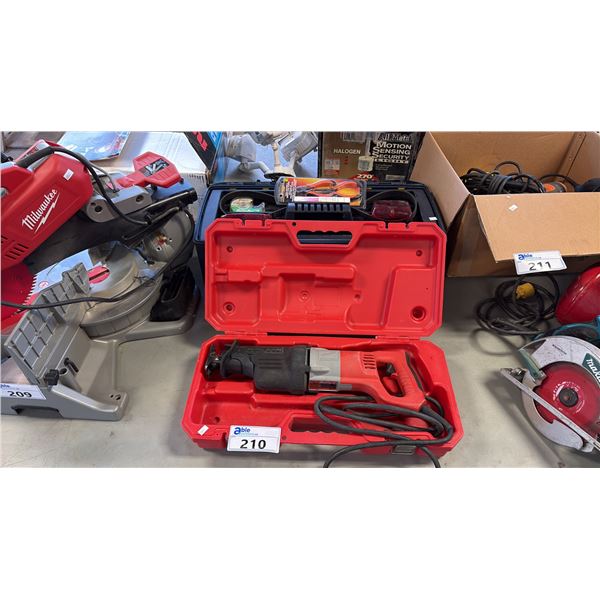 MILWAUKEE 13-AMP ORBITAL SUPER SAWZALL RECIPROCATING SAW AND MORE