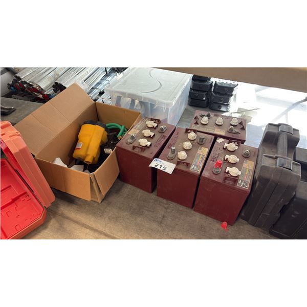 MONDI 2/5 HP 1200 GPH UTILITY & SUMP PUMP, TROJAN T-125 6-VOLT DEEP-CYCLE FLOODED LEAD-ACID