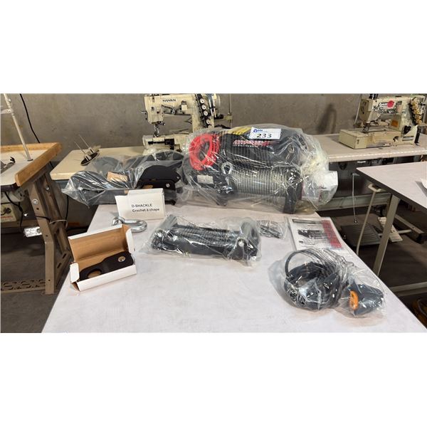 CHAMPION POWER EQUIPMENT 12V 8000 LBS ELECTRIC RECOVERY WINCH