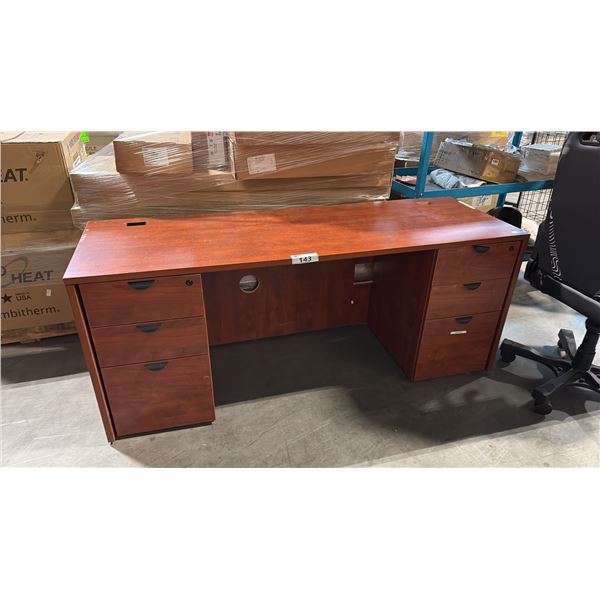 CHERRY 6'X20" CREDENZA
